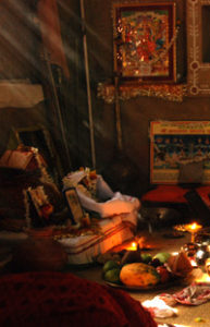 worship of Devi at Navaratri