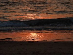 Goa sunset-on-sea