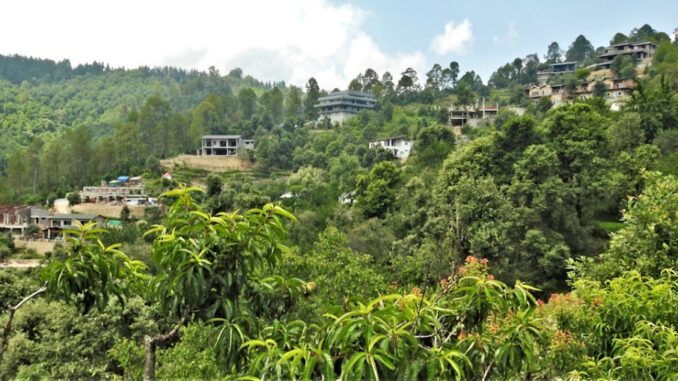 vulnerable Himalayan eco-system sports gated community at edge of Mukteshwar forest